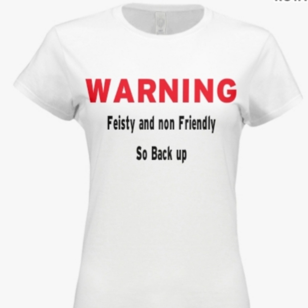 WARNING tshirt